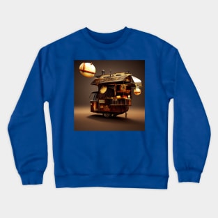 Steampunk Tokyo Ramen Cart Crewneck Sweatshirt